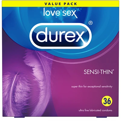 Durex Sensi-Thin Lubricated Value Pack Condoms