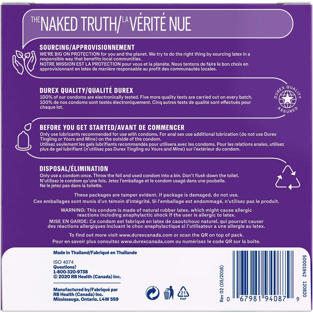 Durex Sensi-Thin Lubricated Value Pack Condoms