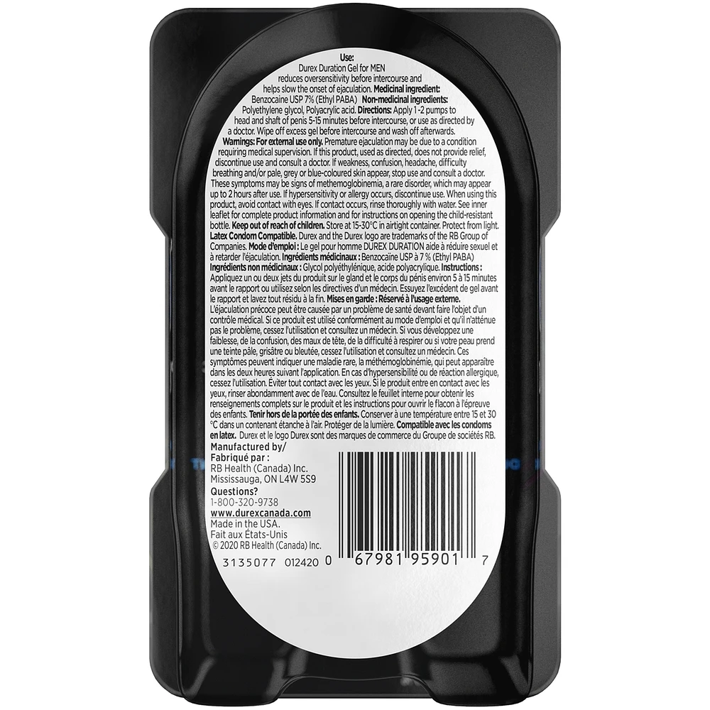 Durex Duration Delay Gel For Men