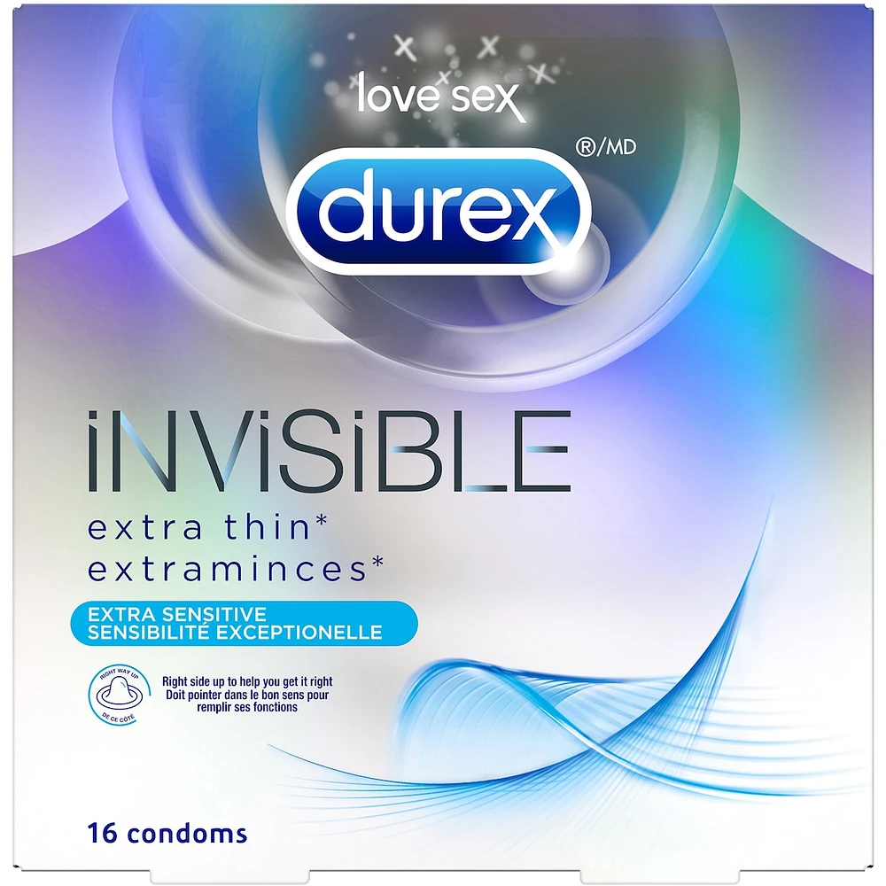 Durex Invisible Extra Thin, Extra Sensitive Condoms