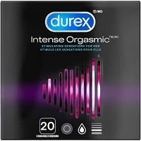 Durex Intense Orgasmic Condoms Ribbed and Dotted