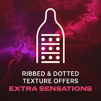 Durex Intense Orgasmic Condoms Ribbed and Dotted
