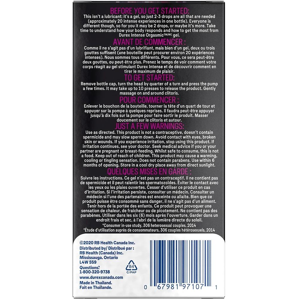 Durex Intense Orgasmic Gel