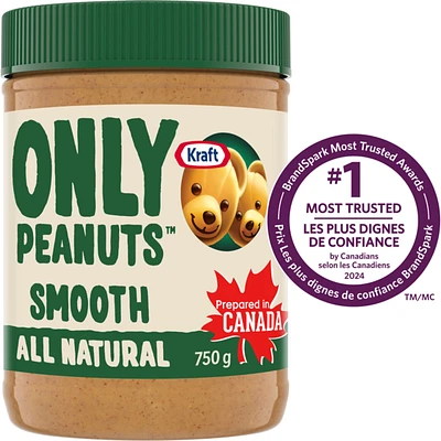 Only Peanuts All Natural Smooth Peanut Butter