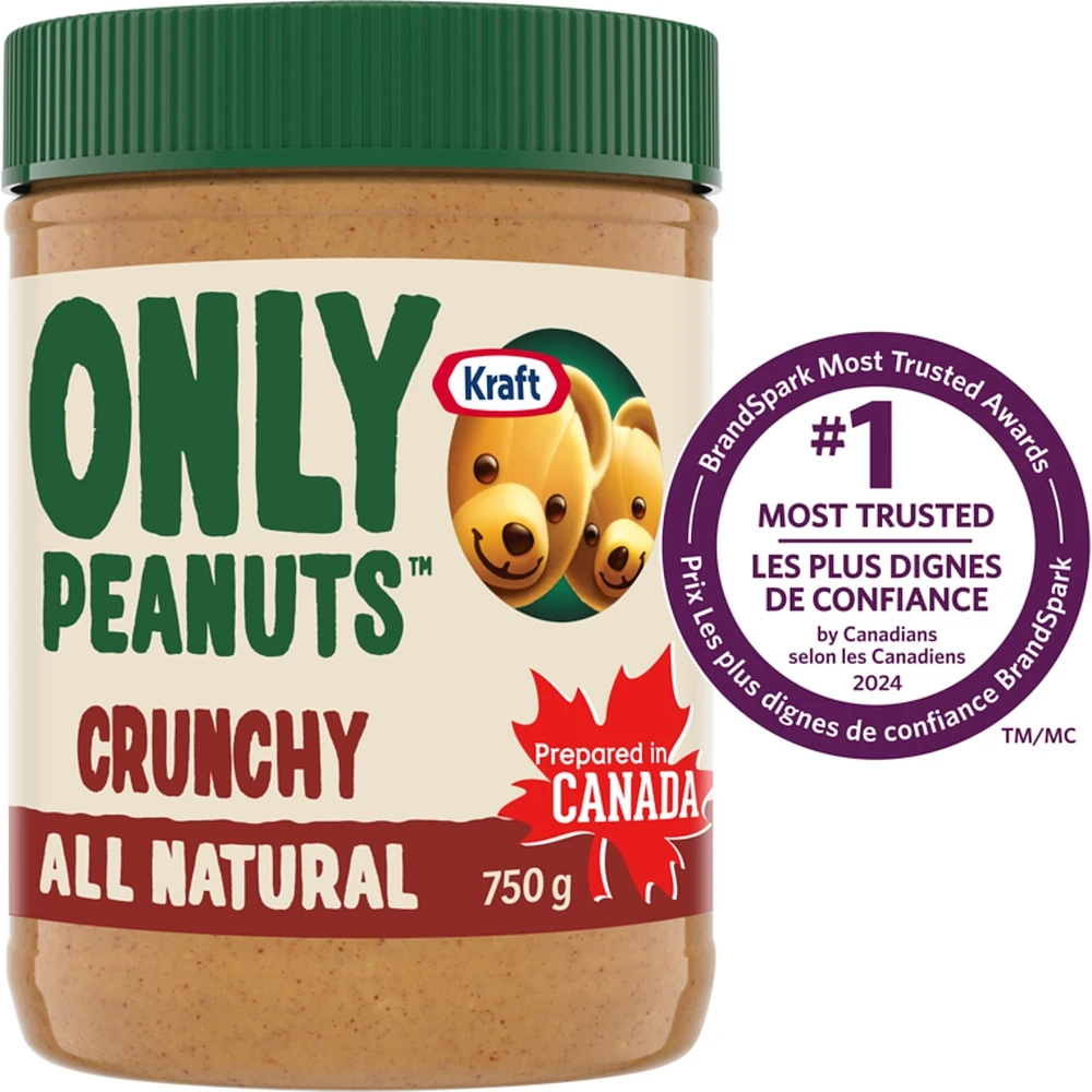 Only Peanuts All Natural Crunchy Peanut Butter
