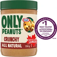 Only Peanuts All Natural Crunchy Peanut Butter