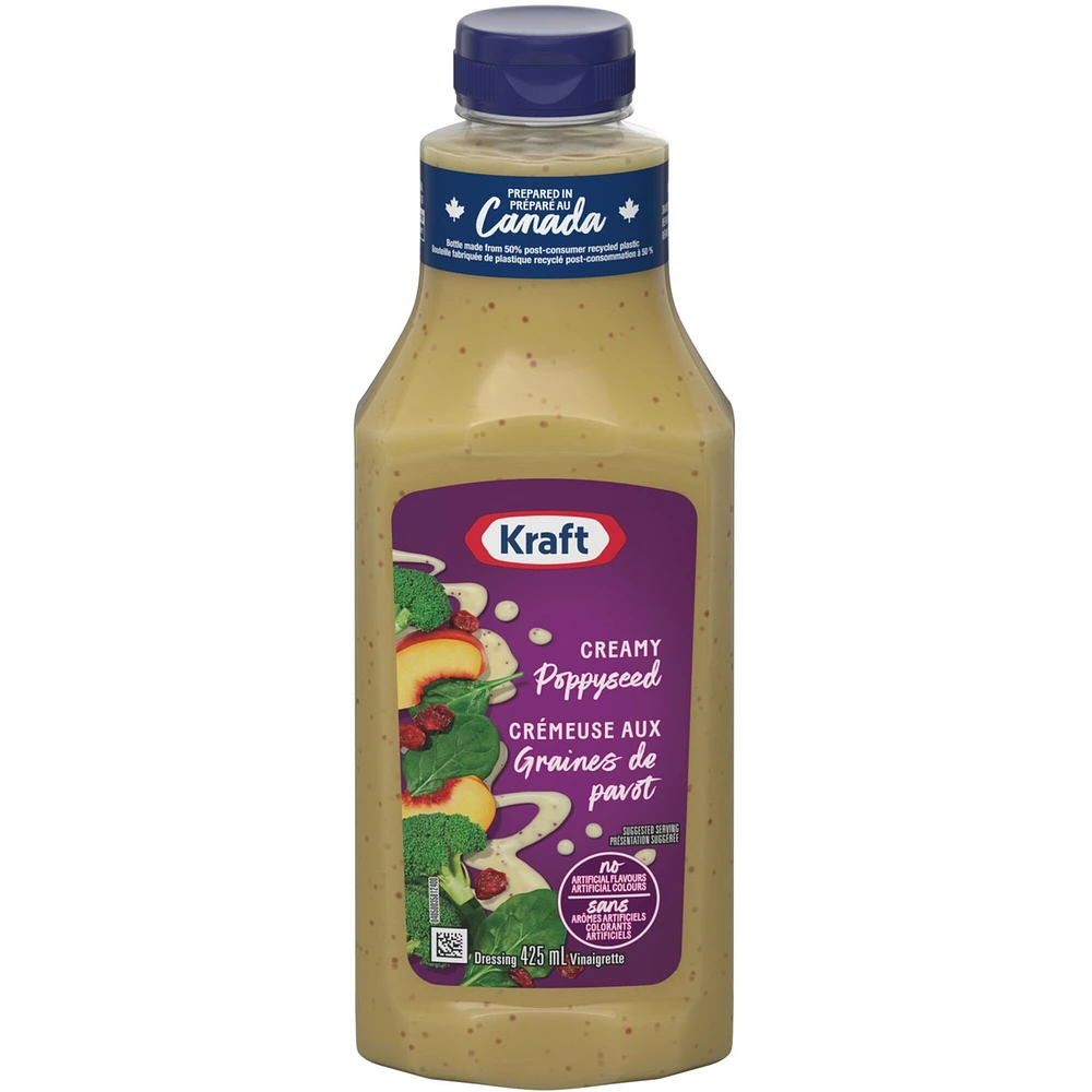 Vinaigrette crémeuse aux graines de pavot
