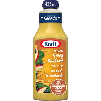Vinaigrette crémeuse au miel et moutarde