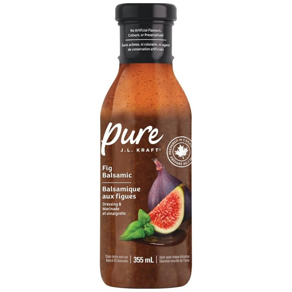 Vinaigrette Et Marinade Balsamique Aux Figues Pure J.L. Kraft, Bouteille
