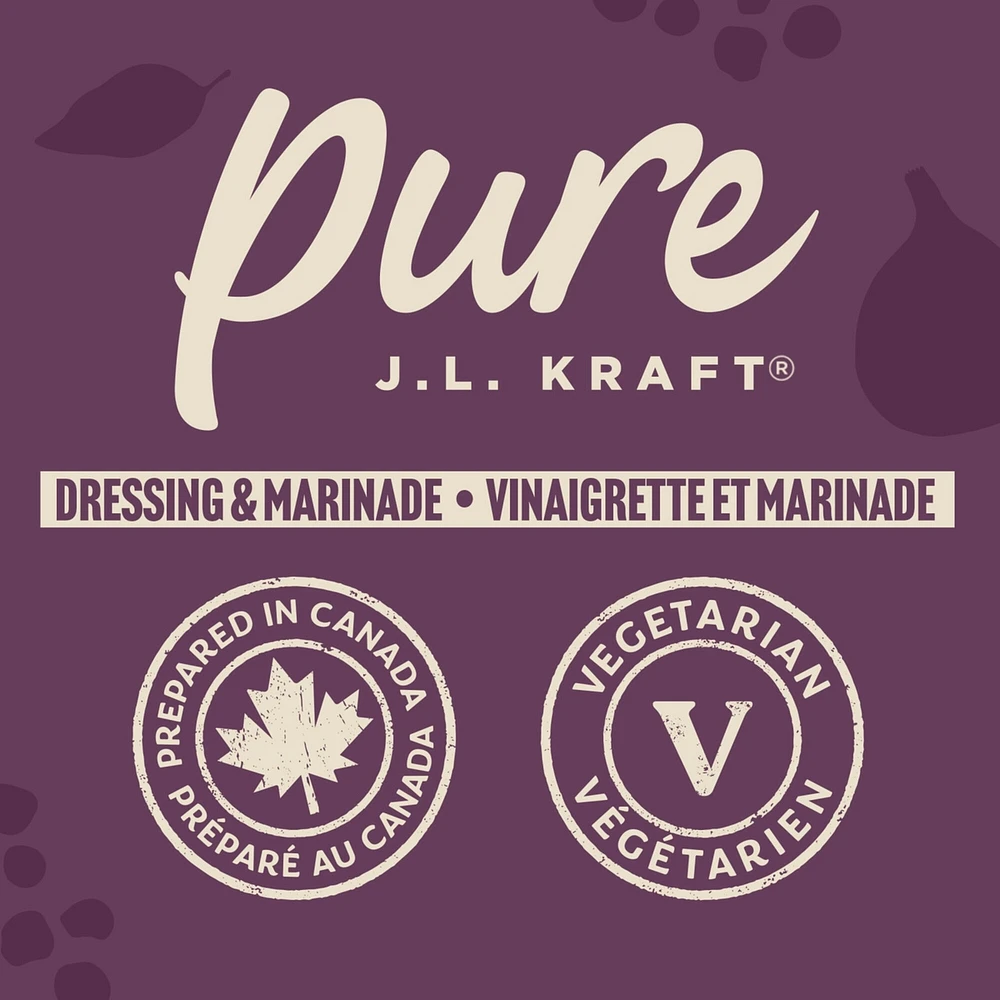 Vinaigrette Et Marinade Balsamique Aux Figues Pure J.L. Kraft, Bouteille