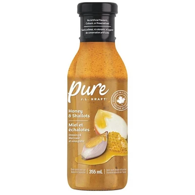 Vinaigrette Et Marinade Au Miel Et Échalotes Pure J.L. Kraft, Bouteille