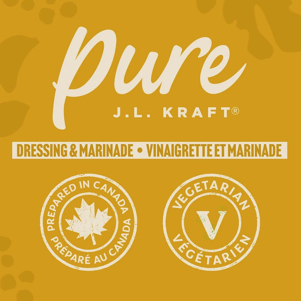 Vinaigrette Et Marinade Au Miel Et Échalotes Pure J.L. Kraft, Bouteille