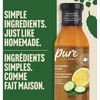 Vinaigrette Et Marinade Grecque Au Concombre Pure J.L. Kraft, Bouteille