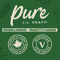 Vinaigrette Et Marinade Grecque Au Concombre Pure J.L. Kraft, Bouteille