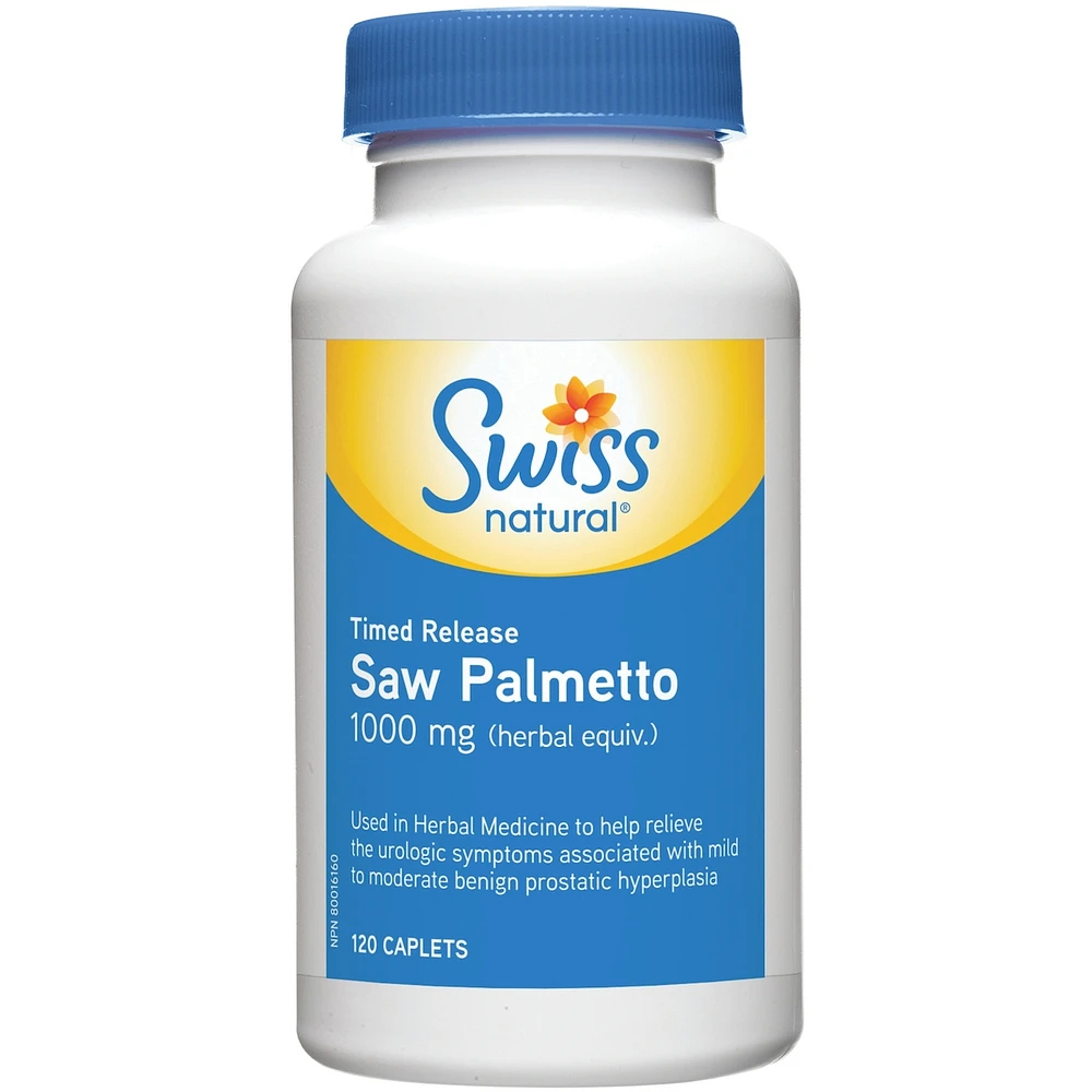 Timed Release Saw Palmetto 1000 mg (DHE) (120 caplets)