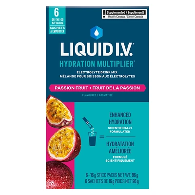 Liquid IV Electrolyte Drink Mix Passion Fruit CT