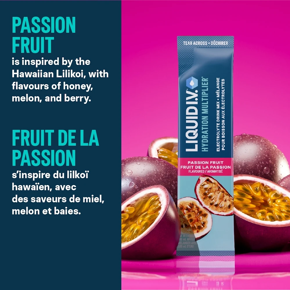 Liquid IV Electrolyte Drink Mix Passion Fruit 6 CT