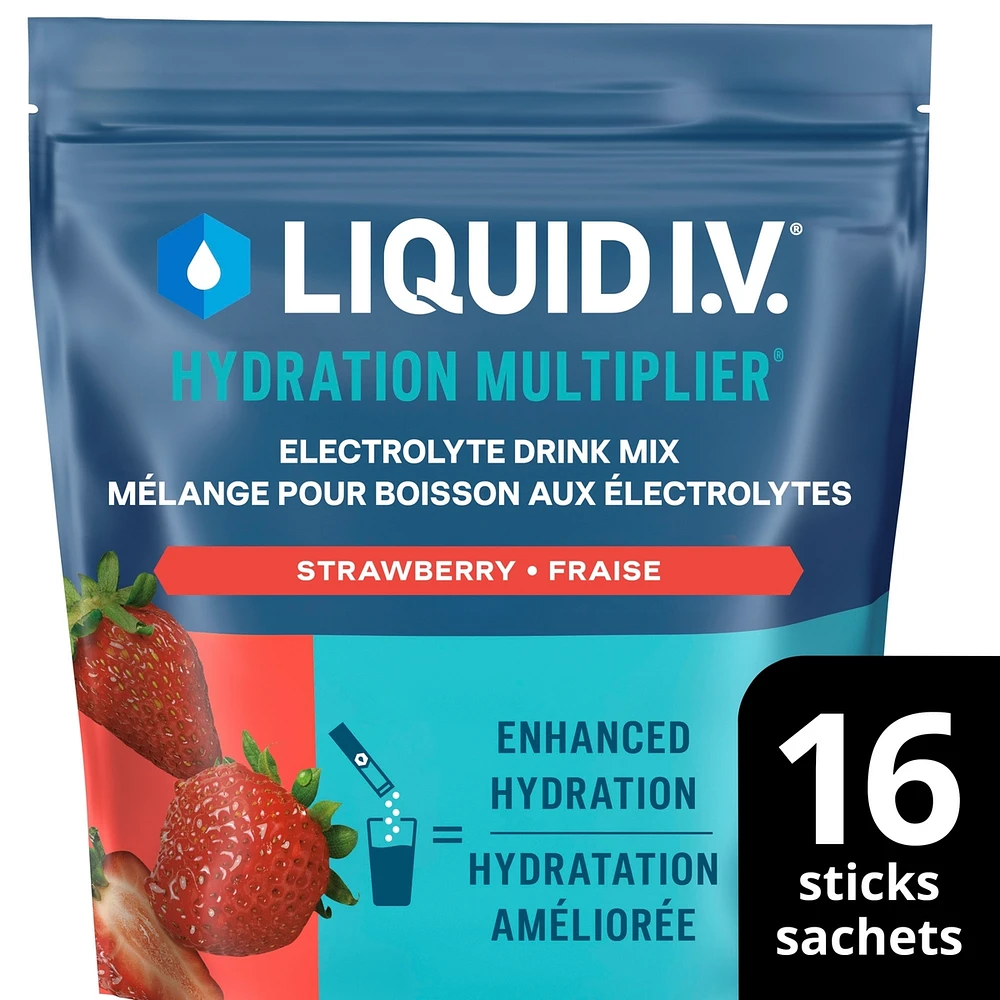 Liquid IV Electrolyte Drink Mix Strawberry CT
