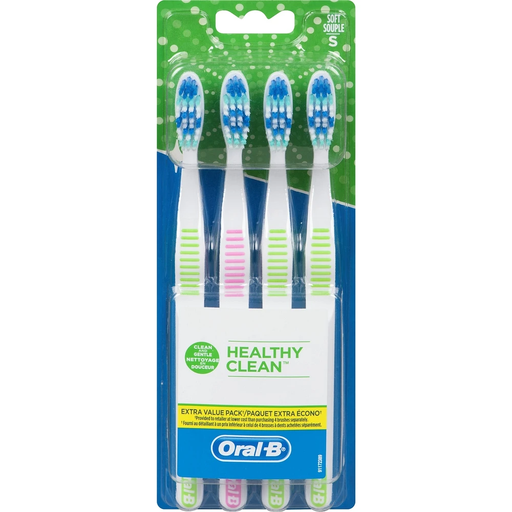 Oral-B Healthy Clean Toothbrush, Soft Bristles