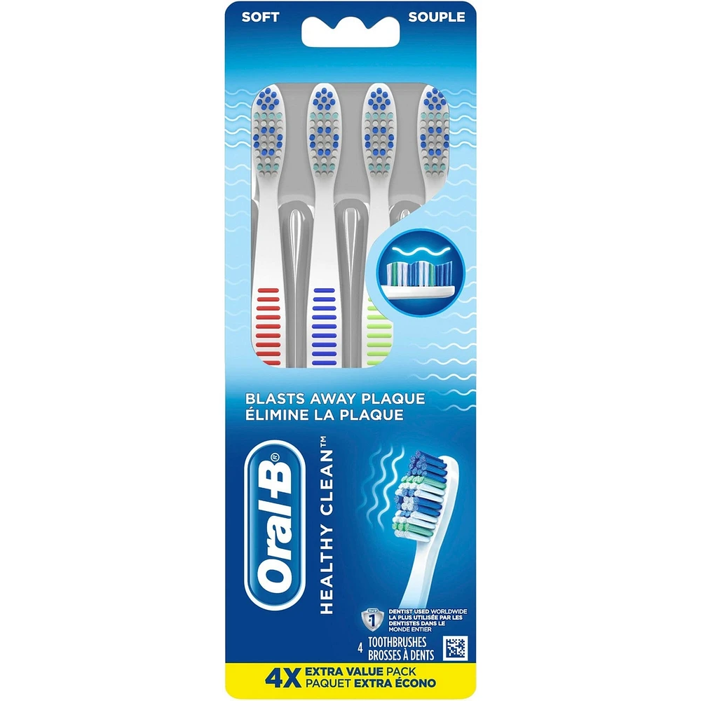 Oral-B Healthy Clean Toothbrush, Soft Bristles
