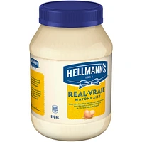 Real Mayonnaise ideal with fries, burgers and salads