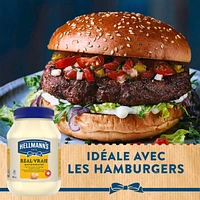 Real Mayonnaise ideal with fries, burgers and salads