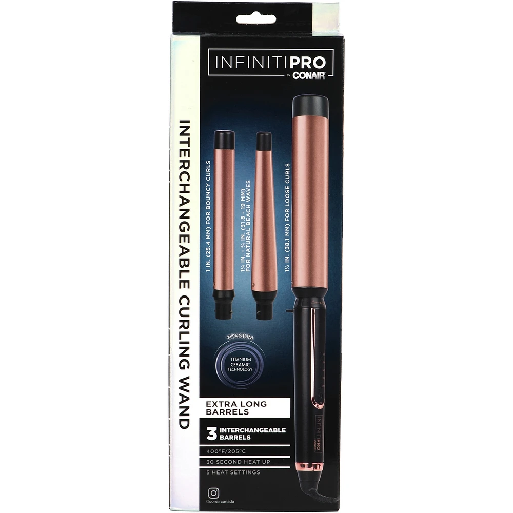infinitiPRO Interchangeable Curling Wand