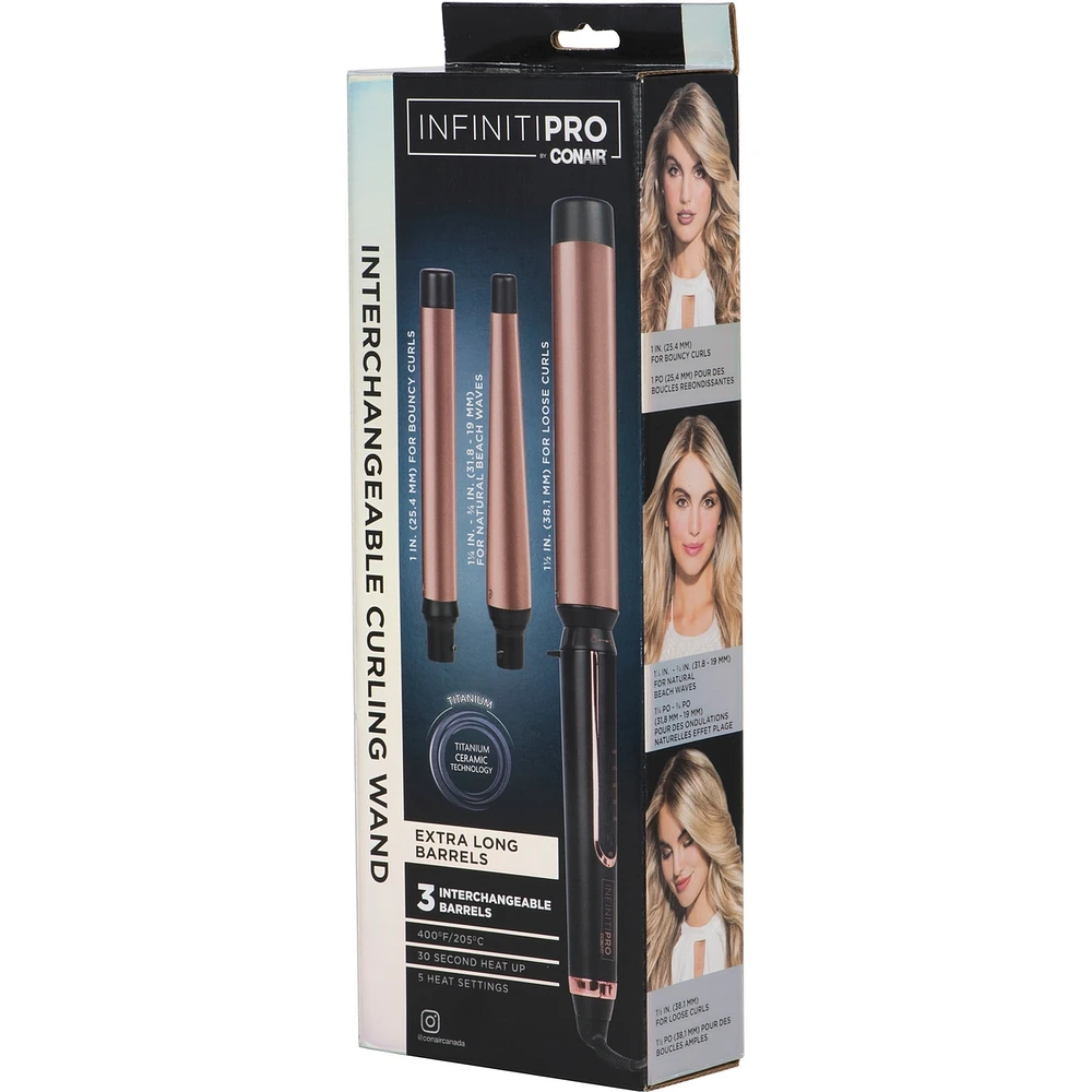 infinitiPRO Interchangeable Curling Wand