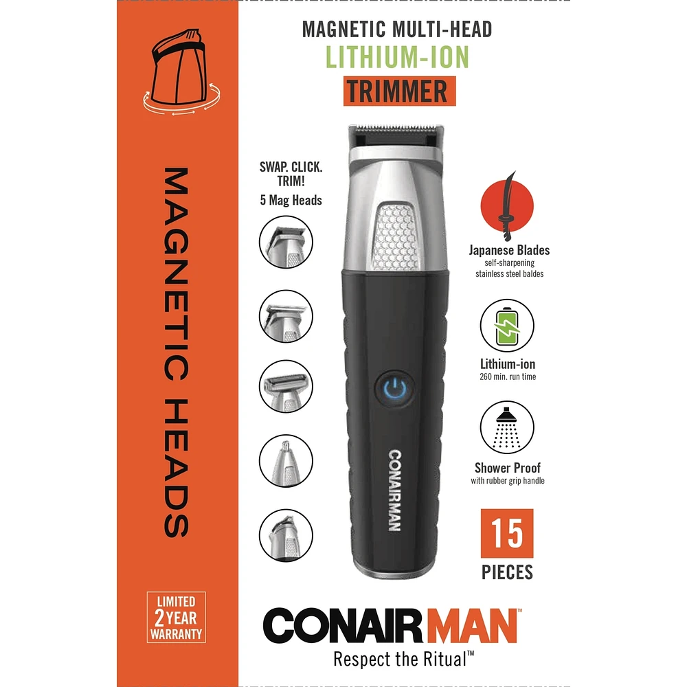 11 Pc Pro Metal Lithium-ion All-in-one Trimmer