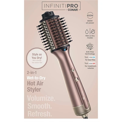 InfinitiPRO by Conair® 2-in-1 Wet-to-Dry Hot Air Styler