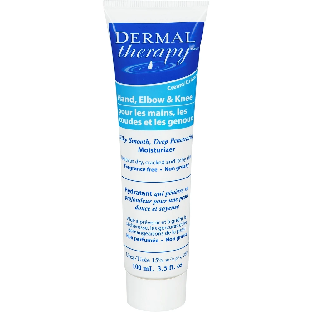 Dermal Therapy Hand Elbow And Knee Cream, Deep Penetrating Moisturizer, Fragrance Free