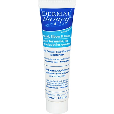 Dermal Therapy Hand Elbow And Knee Cream, Deep Penetrating Moisturizer, Fragrance Free