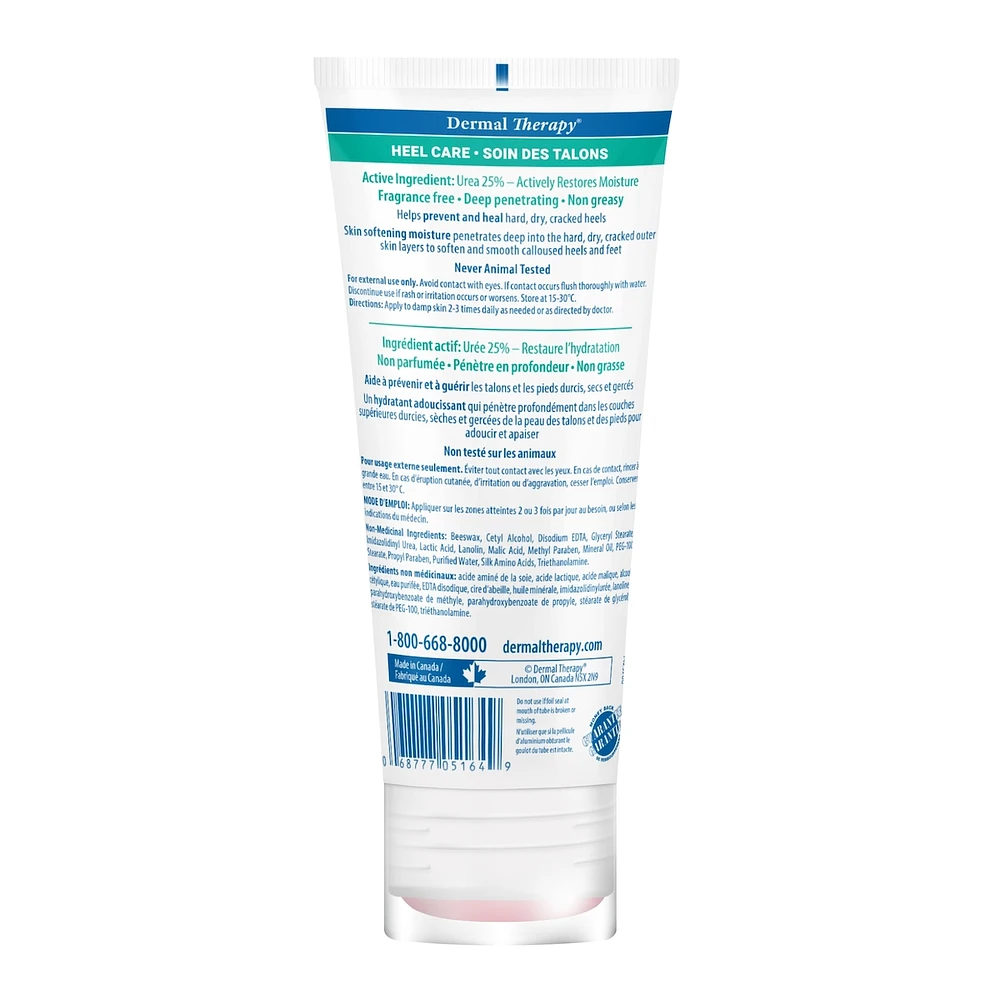Dermal Therapy Heel Care Cream, Deep Penetrating, Actively Restores Moisture, 90 gram