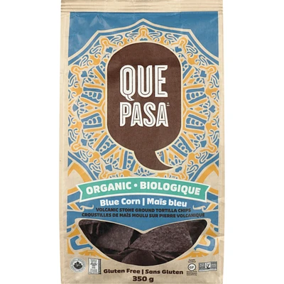 Volcanic Stone Ground Tortilla Chips Organic Blue Corn