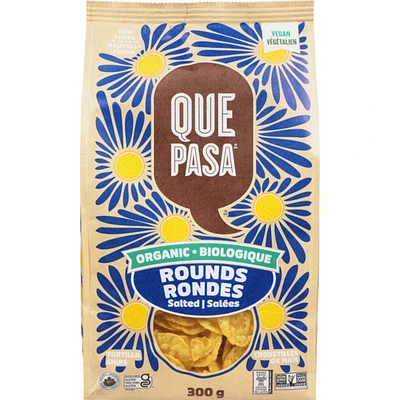 Tortilla Chips Organic Rounds Salted