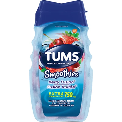 Tums Extra Strength Smoothie Berry Fusion count