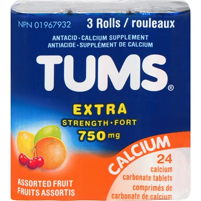 TUMS ES ROLLS FRUIT