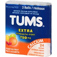 TUMS ES ROLLS FRUIT