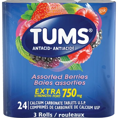 TUMS ES ROLLS ASSORTED BERRIES