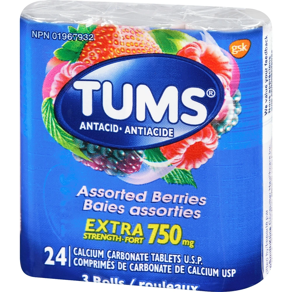 TUMS ES ROLLS ASSORTED BERRIES