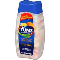 Tums Ultra Strength Antacid for Heartburn Relief Assorted Fruit 160 count