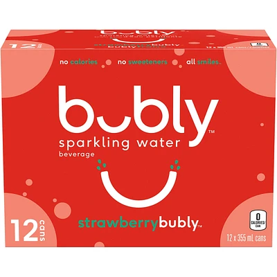 Bubly eau pétillante fraise