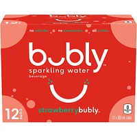 Bubly eau pétillante fraise