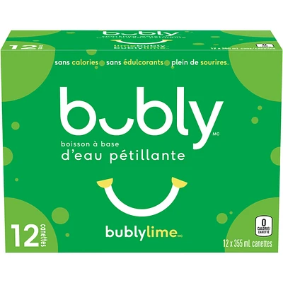 Lime Sparkling Water Beverage, 12 Pack