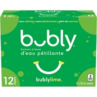 Lime Sparkling Water Beverage, 12 Pack
