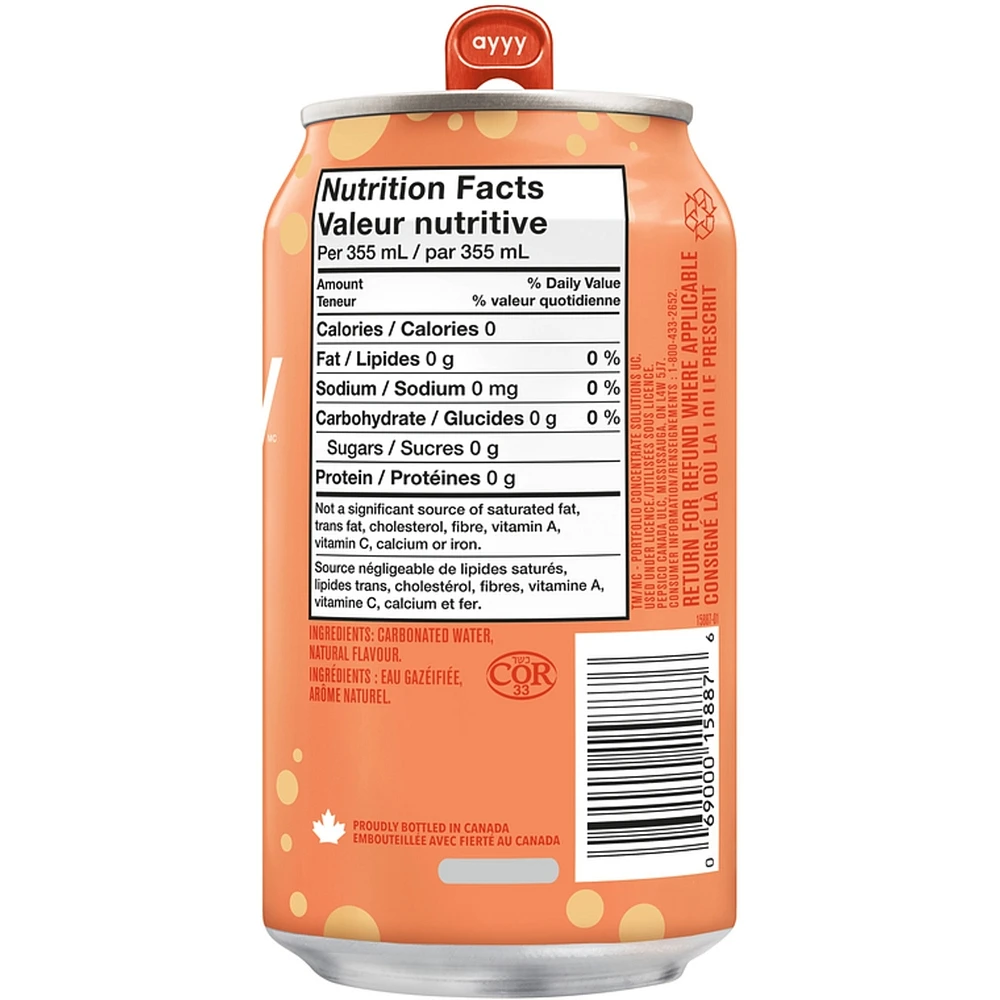 Peach Sparkling Water