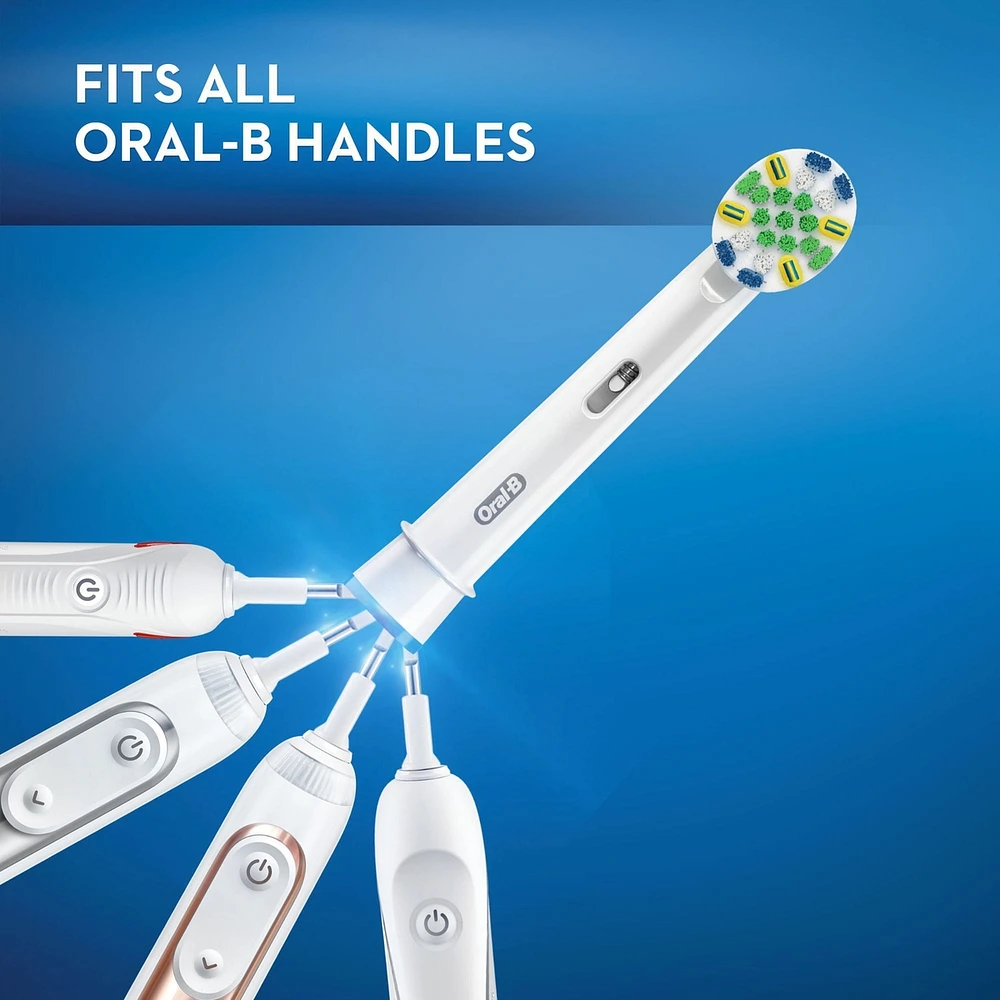 FlossAction Electric Toothbrush Replacement Brush Heads