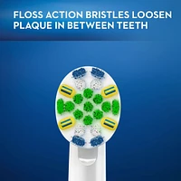 FlossAction Electric Toothbrush Replacement Brush Heads