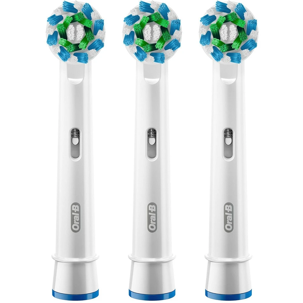 Oral-B CrossAction Electric Toothbrush Replacement Brush Heads, 3 Count