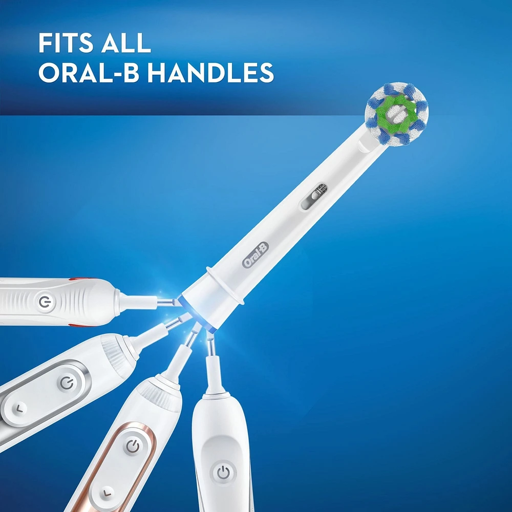 Oral-B CrossAction Electric Toothbrush Replacement Brush Heads, 3 Count